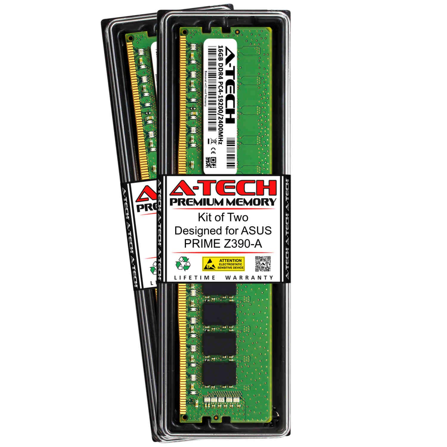 A-Tech 32GB (2 x 16GB) RAM for ASUS Prime Prime Z390-A | DDR4